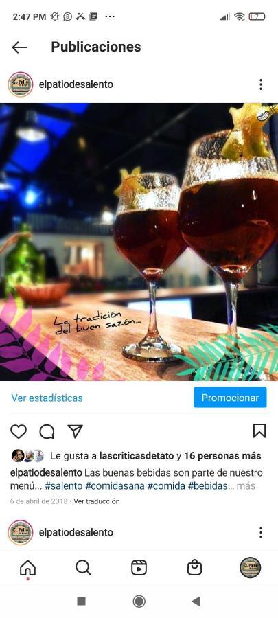 Hospedaje Los Balcones Salento Ngoại thất bức ảnh